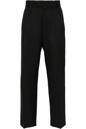 Drôle de Monsieur Bukser, Herre, Sort, L, Twill Embroidered Logo Pants