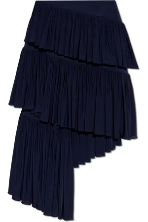 Alaïa Nederdel, Dame, Blå, S, Asymmetrisk nederdel