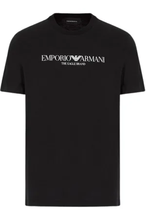 Emporio Armani Top, Herre, Blå, 3XL, Bomuld, T-shirt