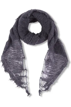 Cortana Tilbehør, Dame, Grå, ONE SIZE, Uld, Grå Åben Strikket Bandana