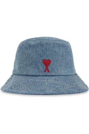 Ami Tilbehør, unisex, Blå, L, Denim, Denim hat