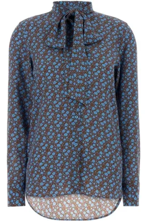 ERMANNO SCERVINO Bluser & Skjorter, Dame, Flerfarvet, M, Bomuld, Casual bomuldsskjorte