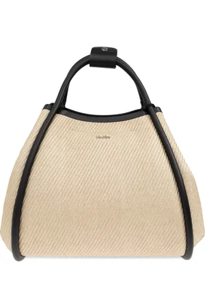 Max Mara Taske, Dame, , ONE SIZE, Uld, Marine Small Tote Bag