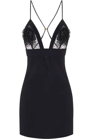 Elisabetta Franchi Kjole, Dame, Sort, XL, Uld, Elegant Nero Kjole