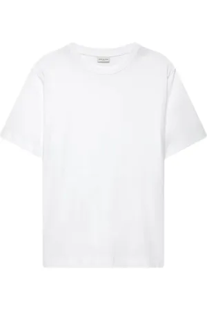 DRIES VAN NOTEN Top, Herre, Hvid, XL, Bomuld, Basic Hvid T-Shirt