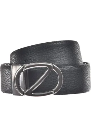 Ermenegildo Zegna Tilbehør, Herre, Sort, 105 CM, Uld, Stilfuldt Bælte
