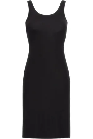 Roberto Cavalli Kjole, Dame, Sort, M, Sort Kjole med RC Logo