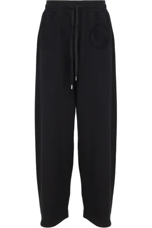 Stella McCartney Bukser, Dame, Sort, 2XS, Bomuld, Logo Jogger Bukser