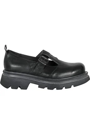 Moma Sko, Dame, Sort, 41 EU, Uld, Stilfulde Slip-On Loafers
