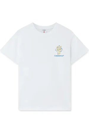 Casablanca Top, Herre, Hvid, M, Bomuld, Diamond Column Graphic T-Shirt