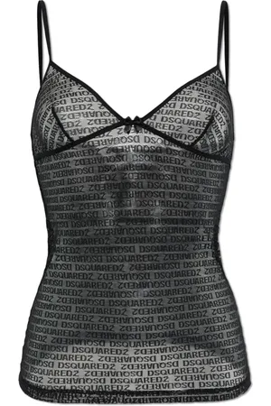 Dsquared2 Top, Dame, Sort, S, Lace Camisole Top