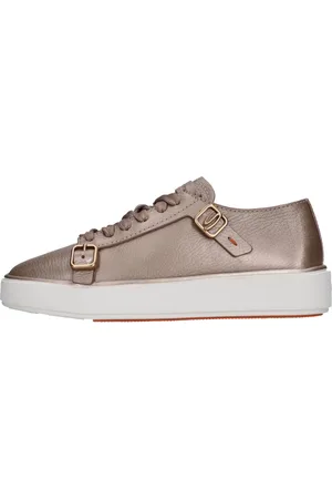 santoni Sko, Dame, Brun, 36 1/2 EU, Læder, Sneakers Brun