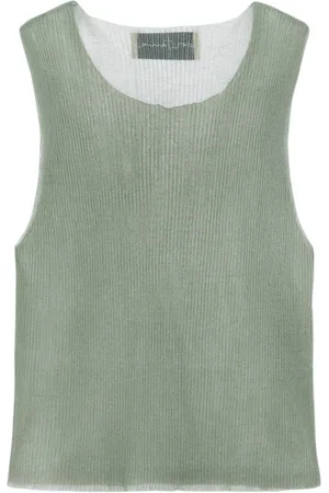 Cortana Top, Dame, Grøn, L, Silke Strik Top