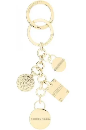 Borbonese Tilbehør, Dame, Gul, ONE SIZE, Uld, Charms Nøglering
