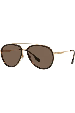 Burberry Tilbehør, Herre, Brun, 59 MM, Uld, Solbriller
