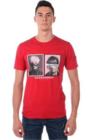 D.A. Daniele Alessandrini Top, Herre, Rød, XL, Bomuld, Pop Art Manifesto Sweatshirt