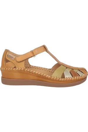 Pikolinos Sko, Dame, Brun, 37 EU, Læder, Brun Damesandal - Sommerkollektion