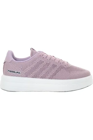 FESSURA Sko, Dame, Lyserød, 40 EU, Uld, Åndbar Rose Lycra Sneakers