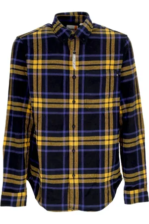 Timberland Skjorte, Herre, Flerfarvet, S, Bomuld, Klassisk ternet flanellskjorte