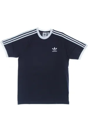 adidas Top, Herre, Blå, M, Bomuld, 3 Stripes Tee Shadow Navy