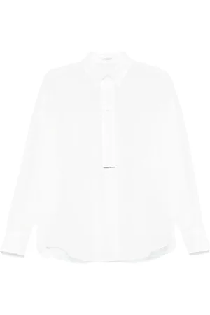 Brunello Cucinelli Bluser & Skjorter, Dame, Hvid, L, Bomuld, Bomuldsskjorte