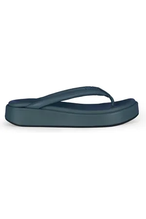 Cortana Sko, Dame, Grøn, 40 EU, Læder, Geisha Flip Flops