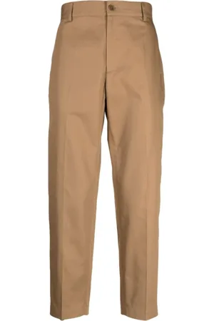 Maison Kitsuné Bukser, Herre, , 3XS, Bomuld, Handwriting Logo Carrot Fit Chino