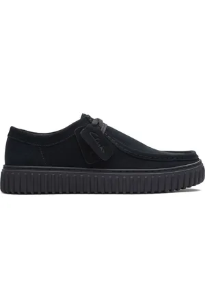 Clarks Sko, Herre, Sort, 43 EU, Suede, Sort Suede Sneakers