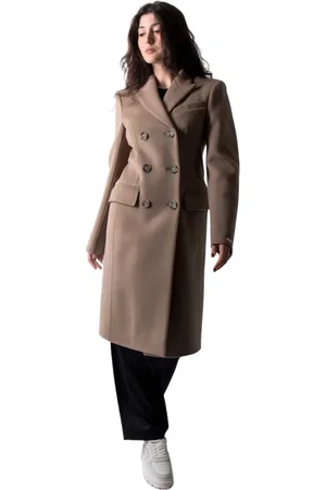 Sportmax Frakke, Dame, , S, Uld, Double-Breasted Coat