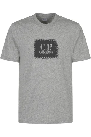 C.P. Company Top, Herre, Grå, M, Bomuld, Kortærmet Jersey T-shirt