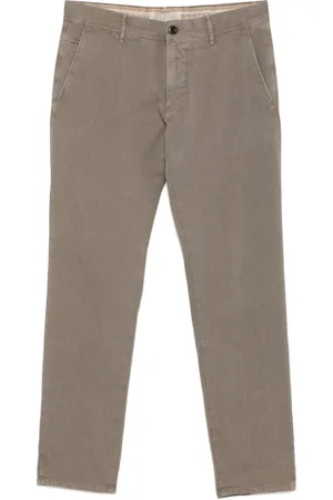 Incotex Bukser, Herre, Grøn, W36, Uld, Slim Fit Brun Bukser