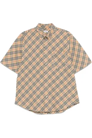 Burberry Skjorte, Herre, , S, Bomuld, Casual Kortærmet Skjorte med Knapper