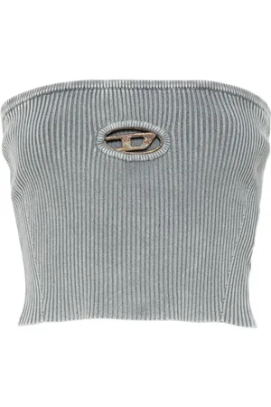 Diesel Top, Dame, Grå, L, Bomuld, M-Valary-R Sweater