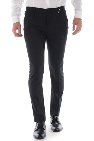 D.A. Daniele Alessandrini Bukser, Herre, Sort, XS, Uld, Jeans