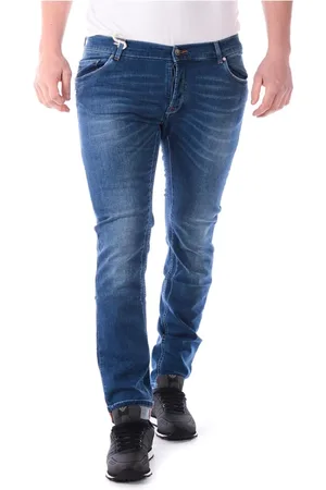 D.A. Daniele Alessandrini Jeans, Herre, Blå, W29, Denim, Slim-fit Denim Jeans til Mænd