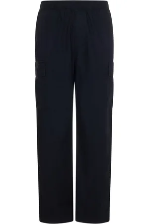STUSSY Bukser, Herre, Sort, S, Bomuld, Sort Cargo Bukser med Elastisk Talje