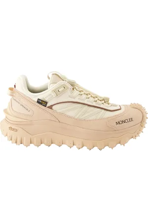 Moncler Sko, Dame, Lyserød, 39 EU, Nylon, Trailgrip Sneakers i nylon og ruskind