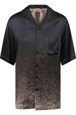 Nº21 Skjorte, Dame, Flerfarvet, S, Uld, Skygge Pyjama-Stil Skjorte