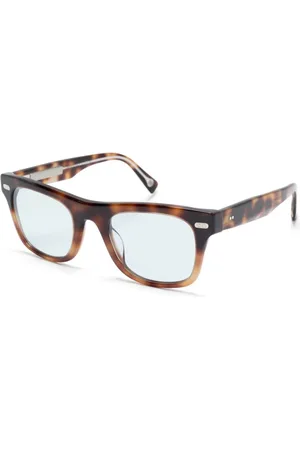 Brunello Cucinelli Tilbehør, unisex, Brun, 50 MM, Mr. Brunello acetat solbriller