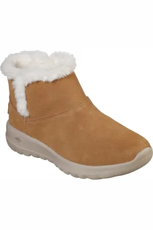 Skechers Sko, Dame, Brun, 40 EU, Faux Fur, On-The-Go Joy Bundle Up Støvler