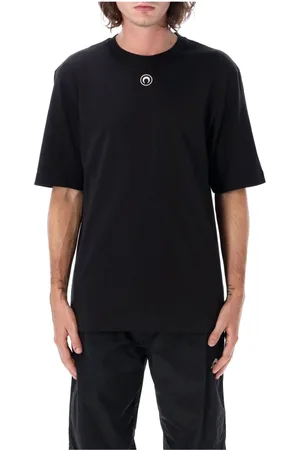 Marine Serre Top, Herre, Sort, L, Bomuld, Cotton T-Shirt Moon Logo