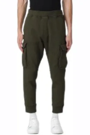 Dsquared2 Bukser, Herre, Grå, XS, Bomuld, Slim-fit Bukser
