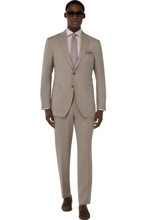 Boggi Milano Jakkesæt, Herre, , XL, Uld, Herringbone Suit