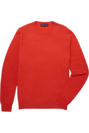 Brooks Brothers Strik, Herre, , M, Uld, Lammeuld Crew-Neck Sweater