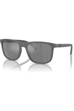 Emporio Armani Tilbehør, unisex, Grå, ONE SIZE, Uld, Stilfulde solbriller samling