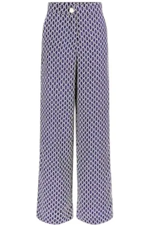 Guess Bukser, Dame, Flerfarvet, 2XL, Robin Wide Bukser