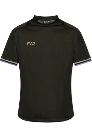 EA7 Top, Herre, Sort, L, Soccer Technical-Jersey T-Shirt
