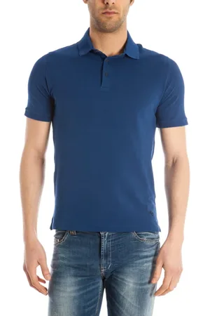 Cerruti 1881 Top, Herre, Blå, XL, Bomuld, Hyggelig Strik Pullover