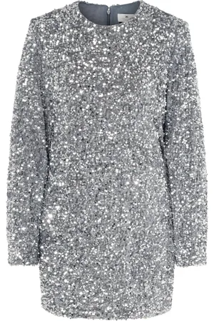 Elisabetta Franchi Kjole, Dame, Blå, M, Polyester, Stålkjole