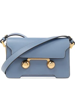 Marni Taske, Dame, Blå, ONE SIZE, Uld, Shoulder Bag Trunkaroo Mini